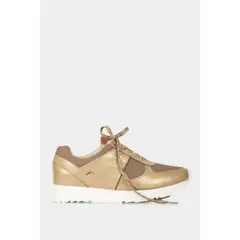 VELEZ - Vélez Zapatillas Deportivos Tropical Cuero Para Mujer Dorado