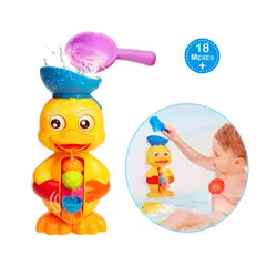 KIDS - Juguete de Baño PATITO con Rueda de Agua Giratoria