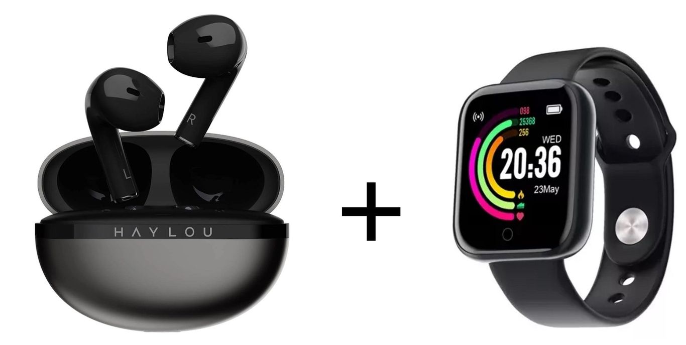 Audifonos X1 2023 ENC Bluetooth 5.3 Y Smartwatch D20 de Regalo