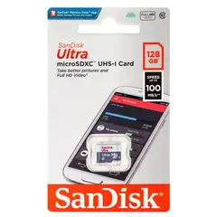 SANDISK - Tarjeta de Memoria Micro Sd Ultra 128GB 100Mbs