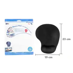 GENERICO - MOUSE PAD CON GEL COLOR NEGRO