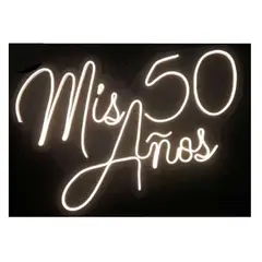 OEM - Letrero de neón Led Mis 50 Años