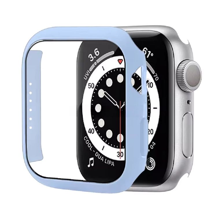 CASE BUMPER PARA APPLE WATCH 38MM SERIE 2 CELESTE
