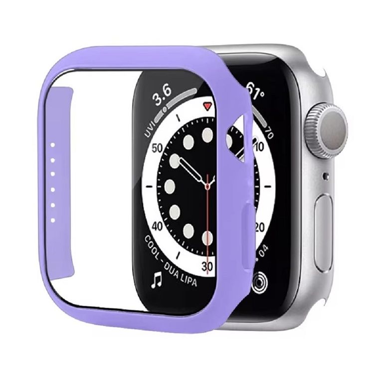 CASE BUMPER PARA APPLE WATCH 44MM SERIE 4 LILA
