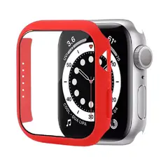 GENERICO - CASE BUMPER PARA APPLE WATCH 41MM SERIE 7 ROJO