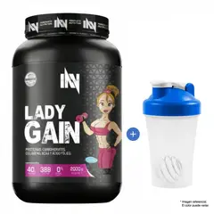 INN INNOVATE NUTRITION - PROTEÍNA LADY GAIN 2KG CHOCOLATE GLÚTEOS Y PIERNAS CON + VOLUMEN