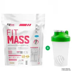 FITFEM - PROTEÍNA FITMASS 5 KG VAINILLA + SHAKER MUJER