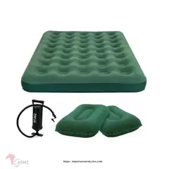 GENERICO - Colchón Inflable Klimber 2 Plazas + Inflador + 2 Almohadas