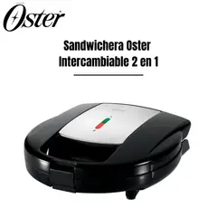 OSTER - Sandwichera Intercambiable 2 en 1