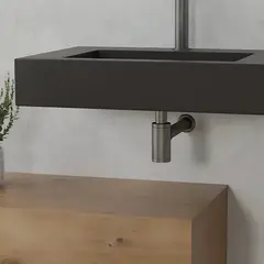 GENERICO - Trampa P/Lavatorio en Acero Inoxidable Premier CALIDAD GARANTIZADA