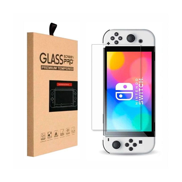 Mica de Vidrio Templado para Nintendo Switch OLED