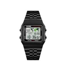 Reloj 1338 Stainless Steel Digital Negro