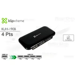 KLIP XTREME - HUB USB 4pt KLIP Extreme KUH-190B Mini Negro
