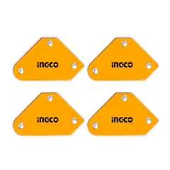 INGCO TOOLS - Set de 4 escuadras magneticas para soldar Ingco
