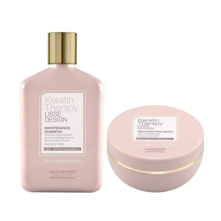 ALFAPARF KERATIN THERAPY – Dúo Shampoo 250 ml +Rehydrating M