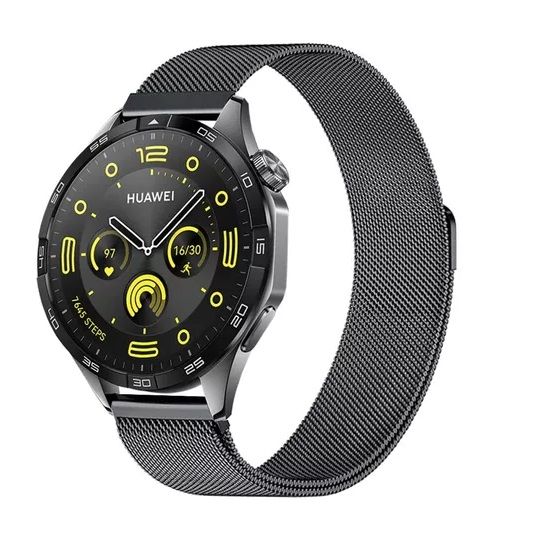 CORREA DE MILANESE PARA HUAWEI GT3 PRO NEGRO