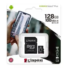 KINGSTON - MEMORIA MICRO SD 128GB con Adaptor - SDCS2/128GB