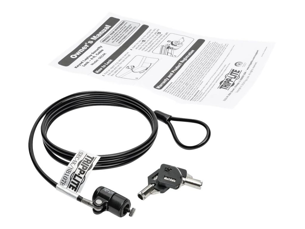 Cable De Seguridad Para Laptop - Acero Con Llave - Tripp-Lite