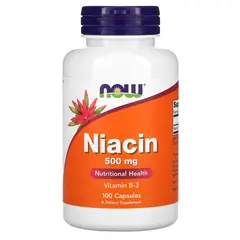 NOW - Niacin 500mg 100vcaps