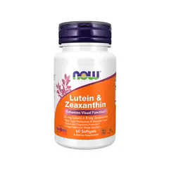NOW - Lutein 25 mg & Zeaxanthin 5 mg (lutemax 2020) 60 cap