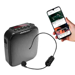 BATBLACK - Mini amplificador profesional de voz