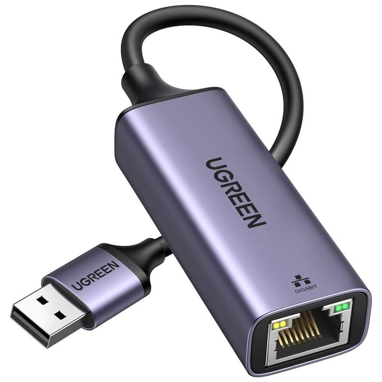 ADAPTADOR USB A ETHERNET (RJ45) GIGABIT COD 50922