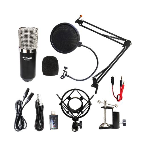 Micrófono de Condensador CCable XLR CStand FU-CM34-XLR FEUR