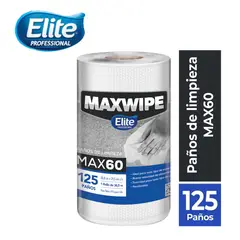 ELITE - Paños de limpieza MAX60 125 paños MAXWIPE