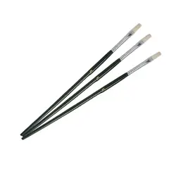 C AND A TOOLS - Pack x 3 : Pincel de Cerda T/Plano #24 C&A - Negro