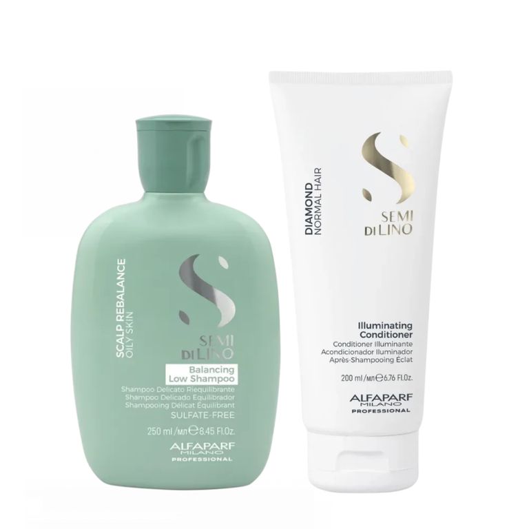 ALFAPARF – Dúo Balancing Shampoo 250 ml + Diamond Conditioner 200 ml
