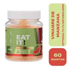 EAT IT SHAKE IT DRINK IT - EAT IT! VINAGRE DE MANZANA 60 GOMITAS