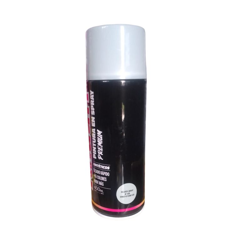 Pintura Spray Silver Grey 125 - Plata Claro