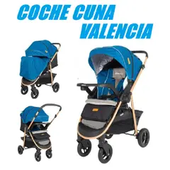 BABY HAPPY - Nuevo Coche cuna Valencia - Azul
