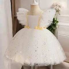 GENERICO - VESTIDO DE NIÑA PARA FIESTA - MODELO ESTRELLITA