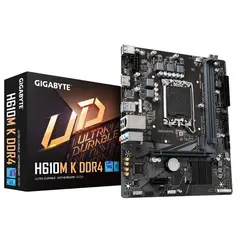 GIGABYTE - Motherboard H610M K DDR4 rev 1 0 Intel H610 LGA1700 Micro ATX