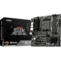 MSI - Motherboard B550M PRO-VDH WIFI AMD B550 AM4 VGA HDMI DP USB 3 2