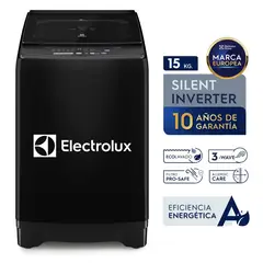 ELECTROLUX - Lavadora Inverter 15kg EWIP15 Negro