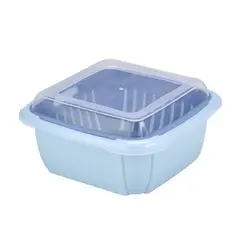 OTTOWARE - Tapper Escurridor para Frutas y Verduras 2 en 1 – Verde