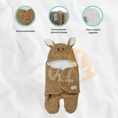 CUZKA - Saco de dormir para Bebé »RABBIT» Brown
