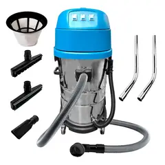 DONGCHENG - Aspiradora Industrial Polvo y Agua DVC80 3200W 80 Litros