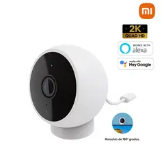 XIAOMI - Camara Mi Home 2K Magnetic Mount - Visión Nocturna