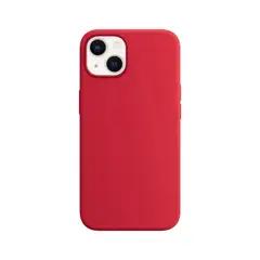 GENERICO - CASE DE SILICONA PARA IPHONE13 ROJO