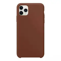 GENERICO - CASE DE SILICONA PARA IPHONE13 MARRON