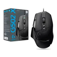 LOGITECH - MOUSE GAMER G502 X BLACK 910-006136 GAMING