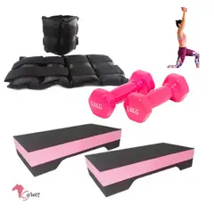 NACIONAL - 2 Step Madera Tobillera 1kg Mancuerna 1kg