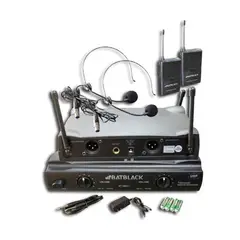 BATBLACK - Micrófono Inalámbrico con Vincha UHF BT-58KIT