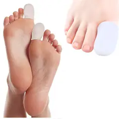 GENERICO - Almohadilla gel suave cubre uña dedo gordo pie x2und