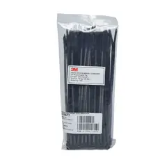 IMPORTADO MC - Cintillo 203x3.2mm Color Negro x 100 Unidades