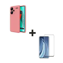 GENERICO - Case Para el Redmi Note 13 Pro Plus 5G + Mica de Vidrio Curvo Nude