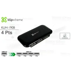 KLIP XTREME - HUB USB 4pt KLIP Extreme KUH-190B Mini Negro